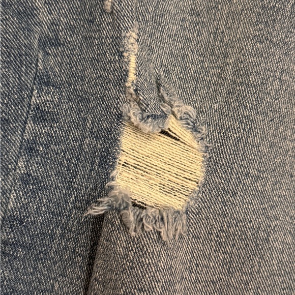 Jessica Simpson Blue Streak Spotlight Straight Ongoing, distressed/Ripped Jeans - Picture 5 of 16